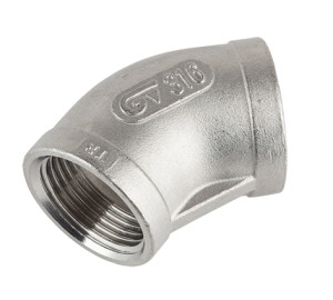 COLZE 45º INOX F-F ROSCA NPT