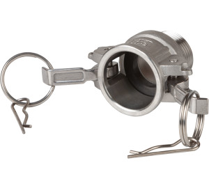 Ràcord tipus B: Camlock Femella – Rosca Mascle ISO 7-1 (EN 10226-1).
