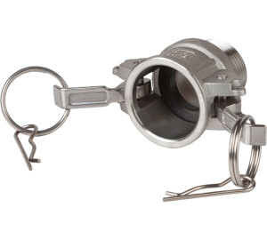 Ràcord tipus B: Camlock Femella – Rosca Mascle ISO 7-1 (EN 10226-1).