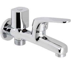 Aixeta doble combinable 1/2"- 3/4" i airejador