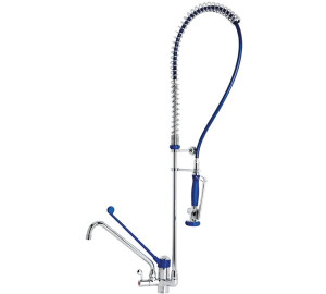 Columna prerentat alta amb monocomandament mesclador i maneta medical 1/2"