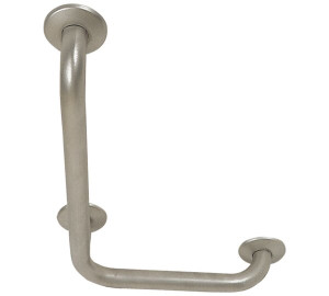 Barra fixa, angle 90° dreta per al vàter, bidet i lavabo