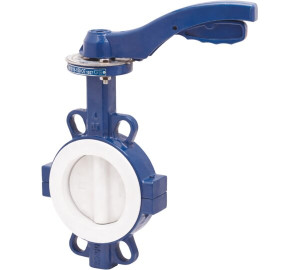 Vàlvula papallona tipus Wafer<br>Muntatge entre brides PN 10/16 - ANSI 150 lbs