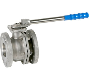 Vàlvula esfera pas total 2 peces disseny “fire safe” brides DIN PN-40 muntatge directe d’actuadors segons ISO 5211