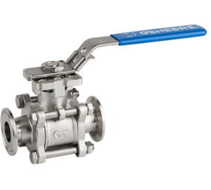 Vàlvula esfera 3 peces extrems clamp