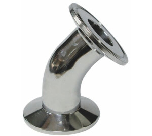 Accessoris línia sanitària colze 45º clamp