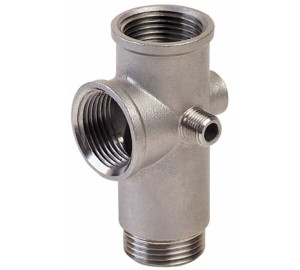 Ràcord 5 vies d’acoblament bombes inox. Longitud 99 mm