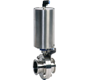 Vàlvula papallona extrems clamp