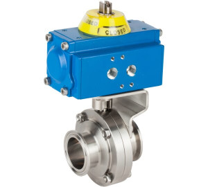 Vàlvula papallona extrems clamp