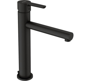 Monocomandament de lavabo mig alt Negre Oslo