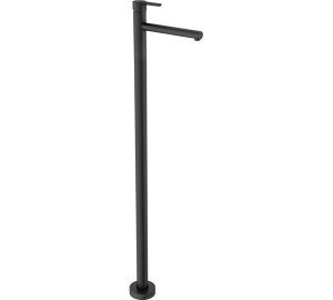 Monocomandament de peu per a lavabo negre OSLO Black