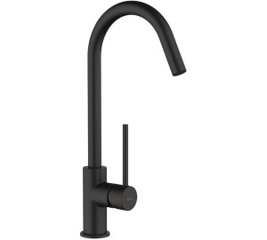 Monocomandament d’aigüera cartutx 25 obertura en fred Black TAU Negre