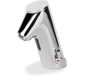 Aixeta de lavabo mescladora amb sensor i bateria