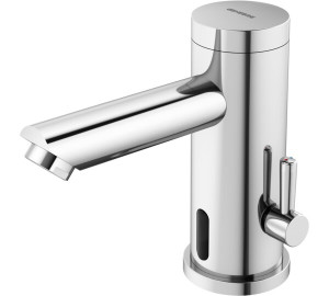Aixeta de lavabo mescladora amb sensor i bateria