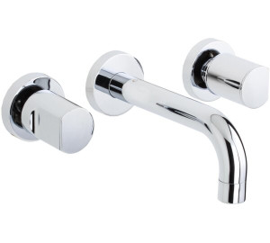 Grup de lavabo encastat canella 16 cm Xapat en crom Kalo
