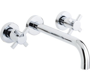 Grup de lavabo encastat canella 22 cm Xapat en crom Kross