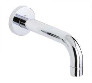 Canella mural tub recte 16 cm Xapat en crom
