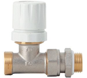 Vàlvula termostatitzable recta per a tub de coure, PEX i multicapa amb GE-System