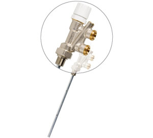 Vàlvula monotub termostatitzable