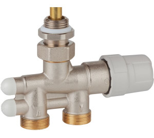 Vàlvula monotub termostatitzable 4 vies per a radiador