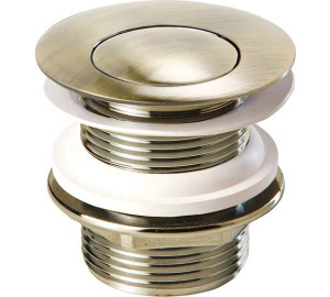 Vàlvula universal click per a banyera bronze