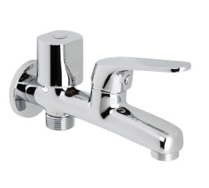 Aixeta doble combinable 1/2"- 3/4" i airejador