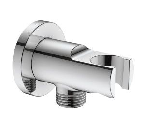 Suport de dutxa cilíndric amb presa 1/2"