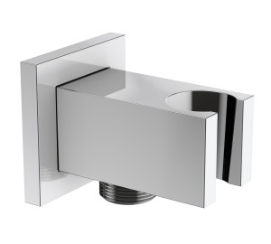 Suport de dutxa quadrat amb presa 1/2"