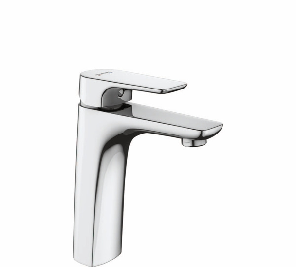 Monocomandament de lavabo mig alt Xapat en crom Koral