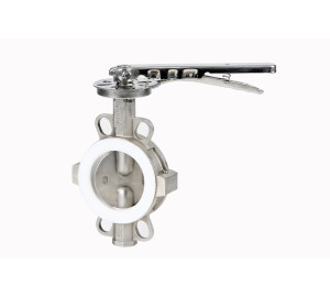 Vàlvula papallona tipus Wafer<br>Muntatge entre brides PN 10/16 - ANSI 150 lbs