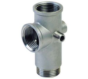 Ràcord 5 vies d’acoblament bombes inox. Longitud 99 mm