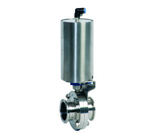 Vàlvula papallona extrems clamp