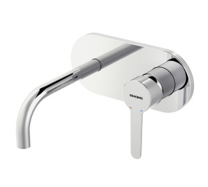 Monocomandament de lavabo encastat canella 16 cm