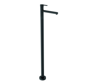 Monocomandament de peu per a lavabo negre OSLO Black