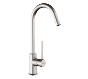 Monocomandament d’aigüera inox cartutx 25 obertura en fred TAU