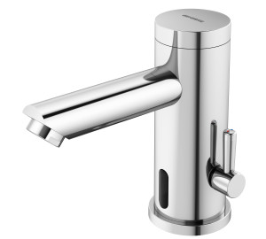 Aixeta de lavabo mescladora amb sensor i bateria