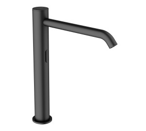 Aixeta de lavabo alta amb sensor negre - KLIN