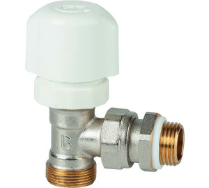 Vàlvula termostatitzable escaire per a tub de coure, PEX i multicapa amb GE-System
