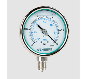 VACUÓMETRE INOX D=100