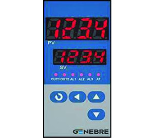 Regulador inp. programable out relé + 2 alarmes (8075)<br>Regulador inp. programable out 4-20mA + 2 alarmes (8076)